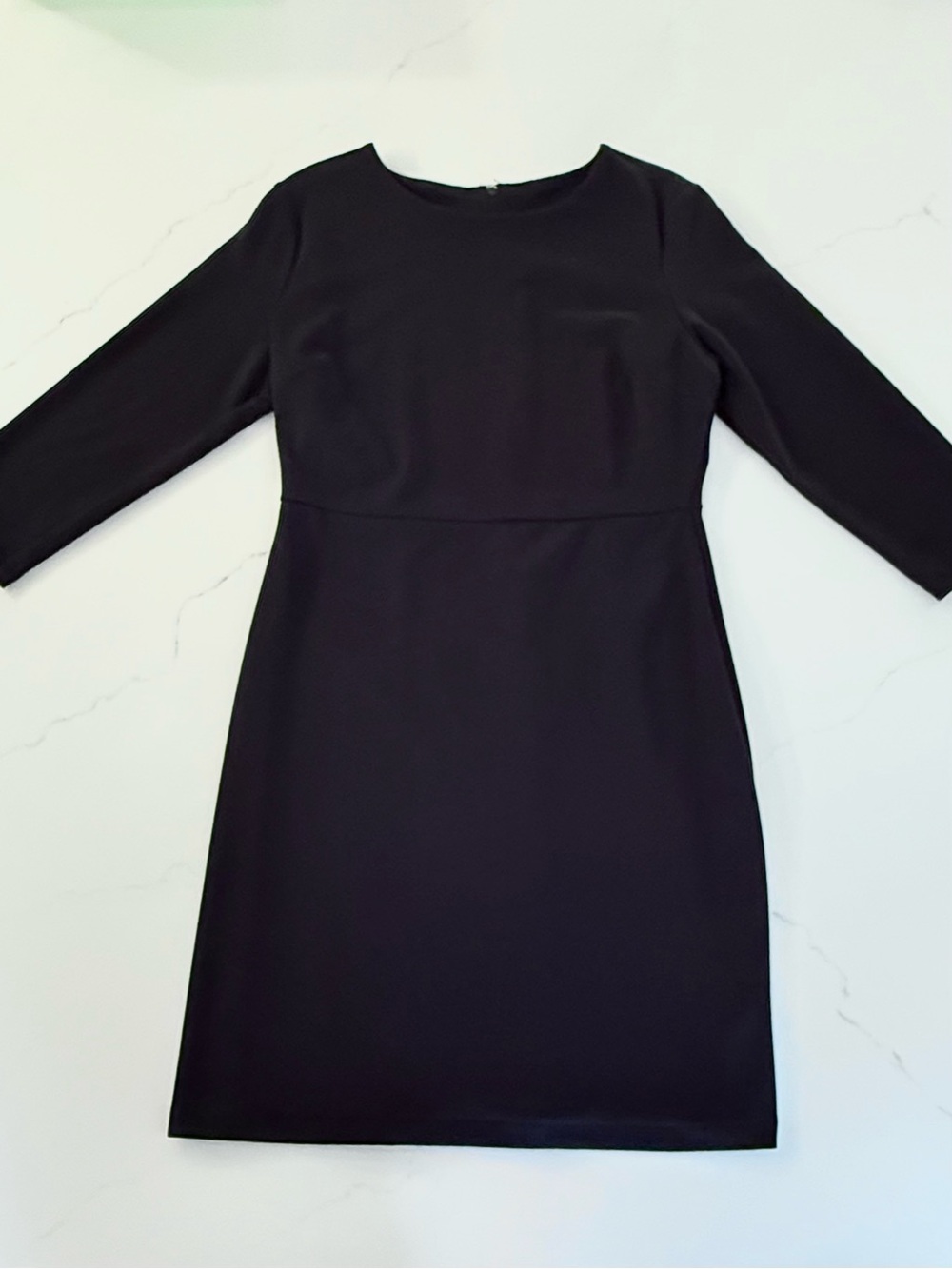 Classic Old Navy Sheath Dress, 3/4 Sleeve, EUC Black, Size L